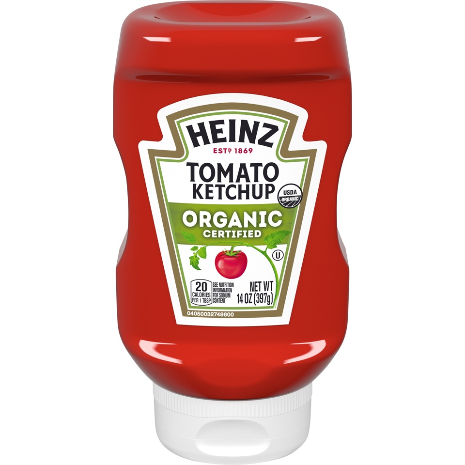 slide 1 of 2, Heinz Ketchup 14 oz, 14 oz