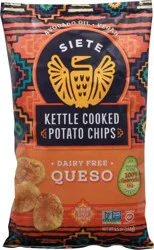Siete Kettle Cooked Queso Potato Chips 5.5 oz