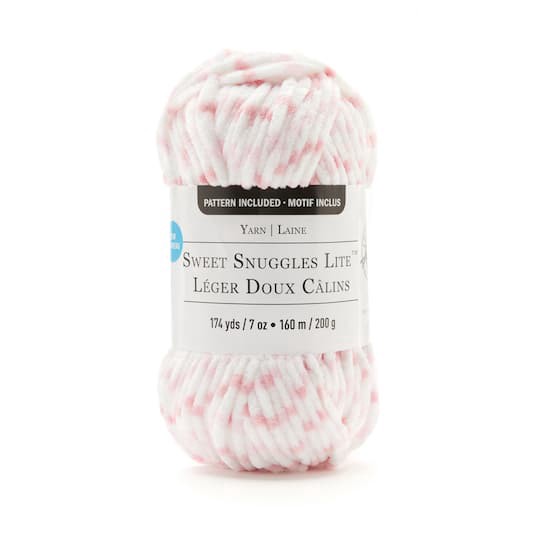 slide 1 of 3, Sweet Snuggles Lite Variegated Striped Yarn By Loops & Threads, 174 yd