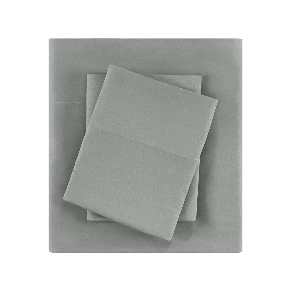 slide 1 of 1, Modavari Home Fashions Full Size Sheet Set - Light Gray, 4 ct