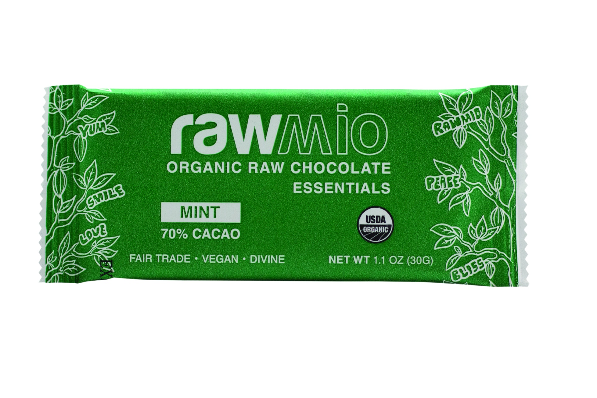 slide 1 of 1, Rawmio Essential Chocolate Bar - Mint, 1 ct