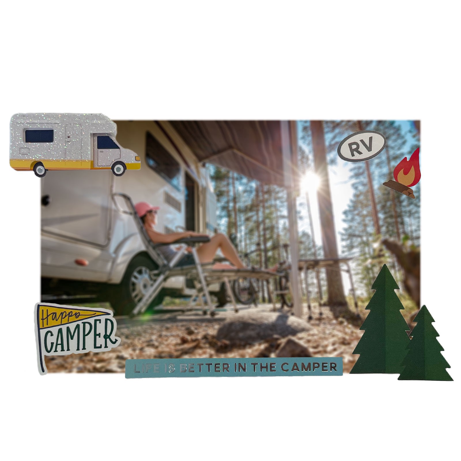 slide 2 of 4, Rv Camper Stickers By Recollections, 3.87 in x 6.87 in