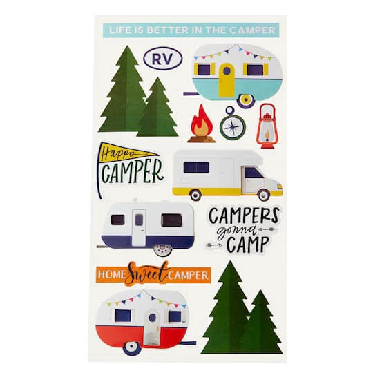 slide 1 of 4, Rv Camper Stickers By Recollections, 3.87 in x 6.87 in