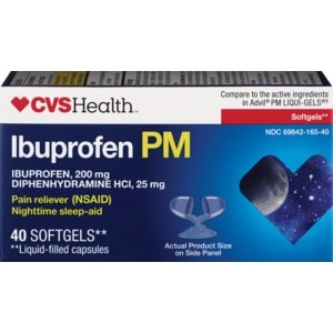 slide 1 of 1, CVS Health Ibuprofen Pm, 40 ct