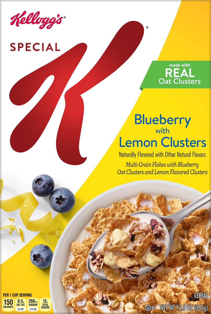slide 8 of 10, Special K Kellogg's Special K Cold Breakfast Cereal, Fruit and Yogurt, 12.5 oz, 12.8 oz