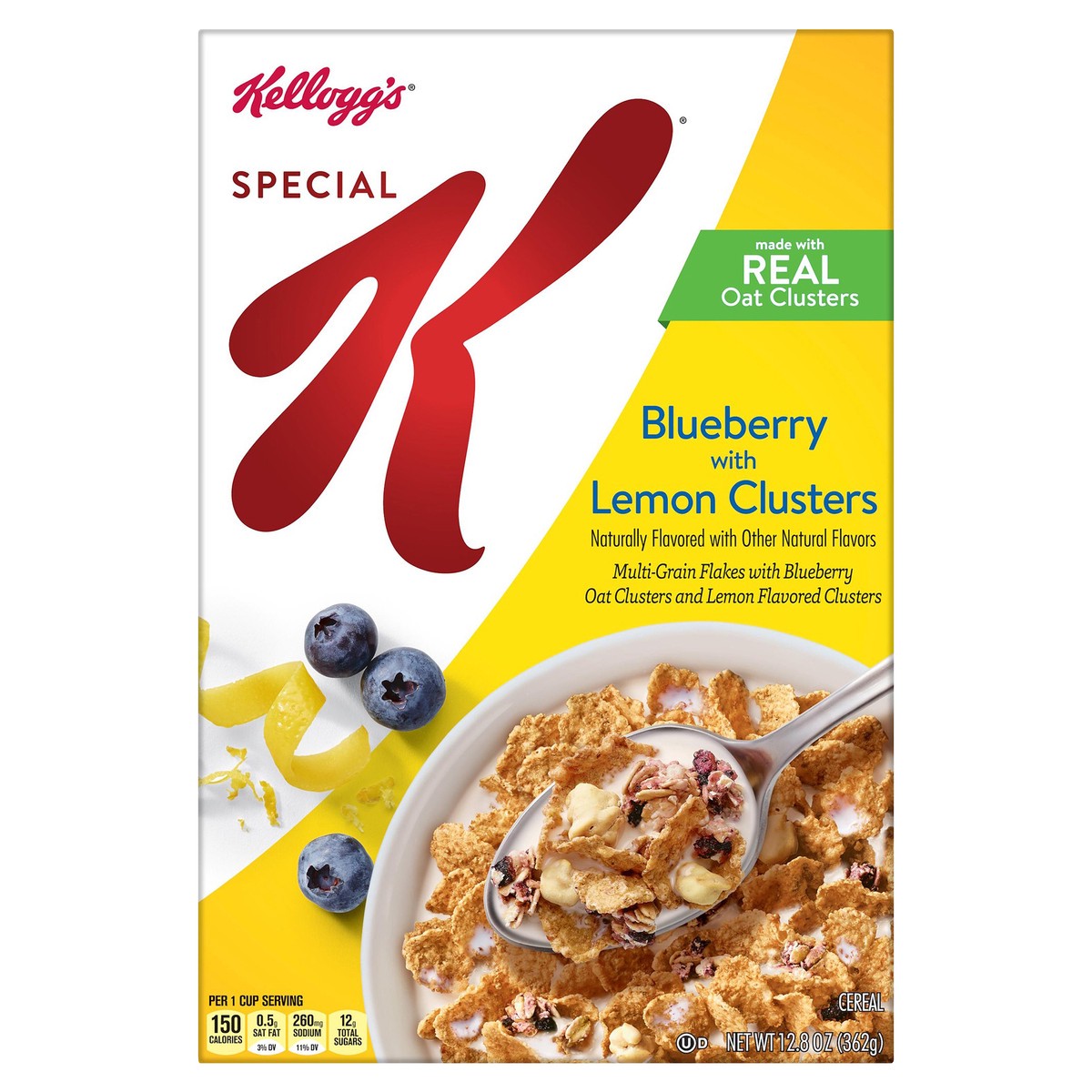 slide 10 of 10, Special K Kellogg's Special K Cold Breakfast Cereal, Fruit and Yogurt, 12.5 oz, 12.8 oz