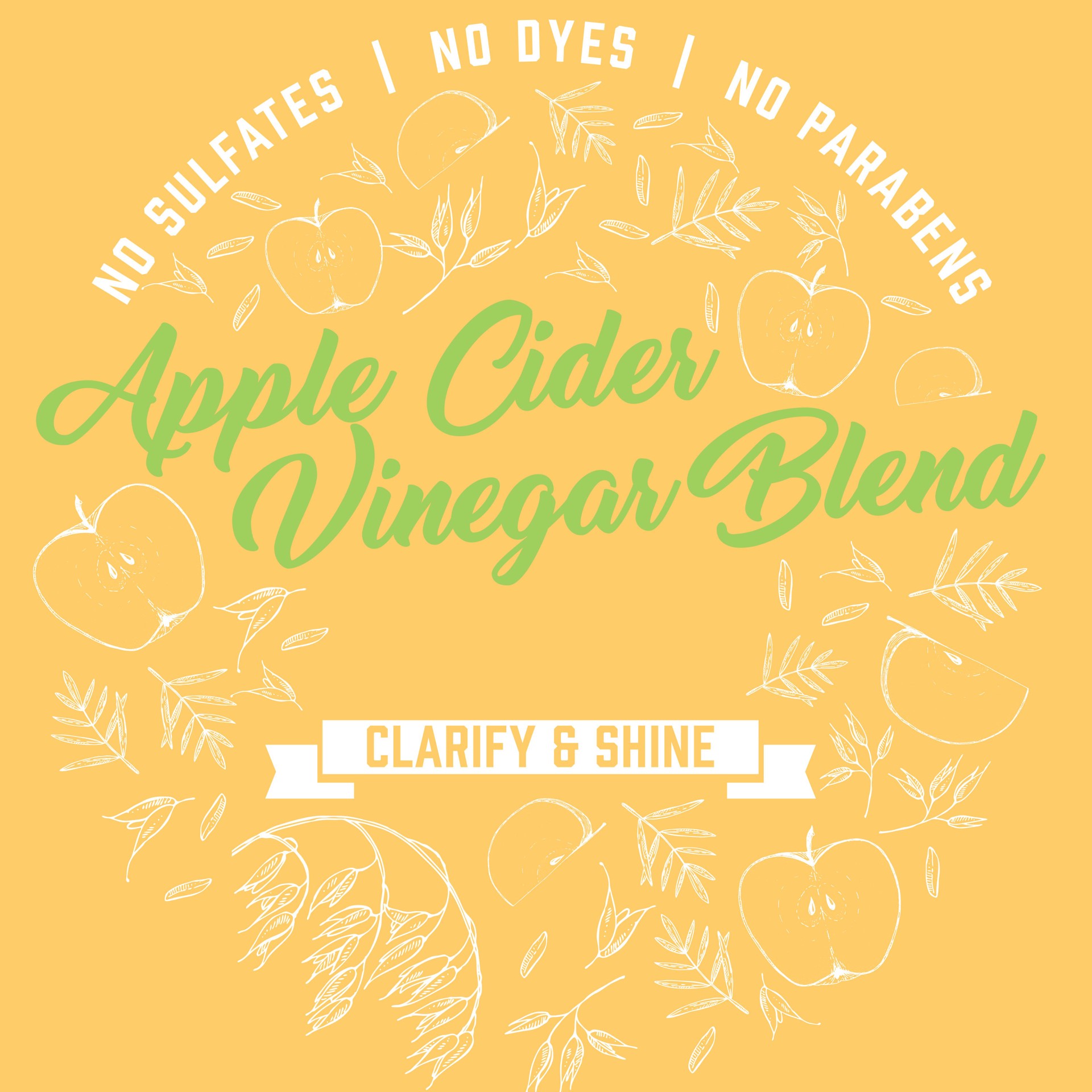 slide 4 of 5, Aveeno Clarifying Apple Cider Vinegar In-Shower Rinse for Shine and Balance, Sulfate Free Treatment, No Dyes or Parabens, 6.8 oz