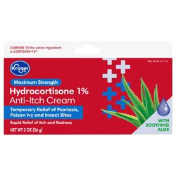 Kroger USP 1% Hydrocortisone Cream Anti-Itch Cream
