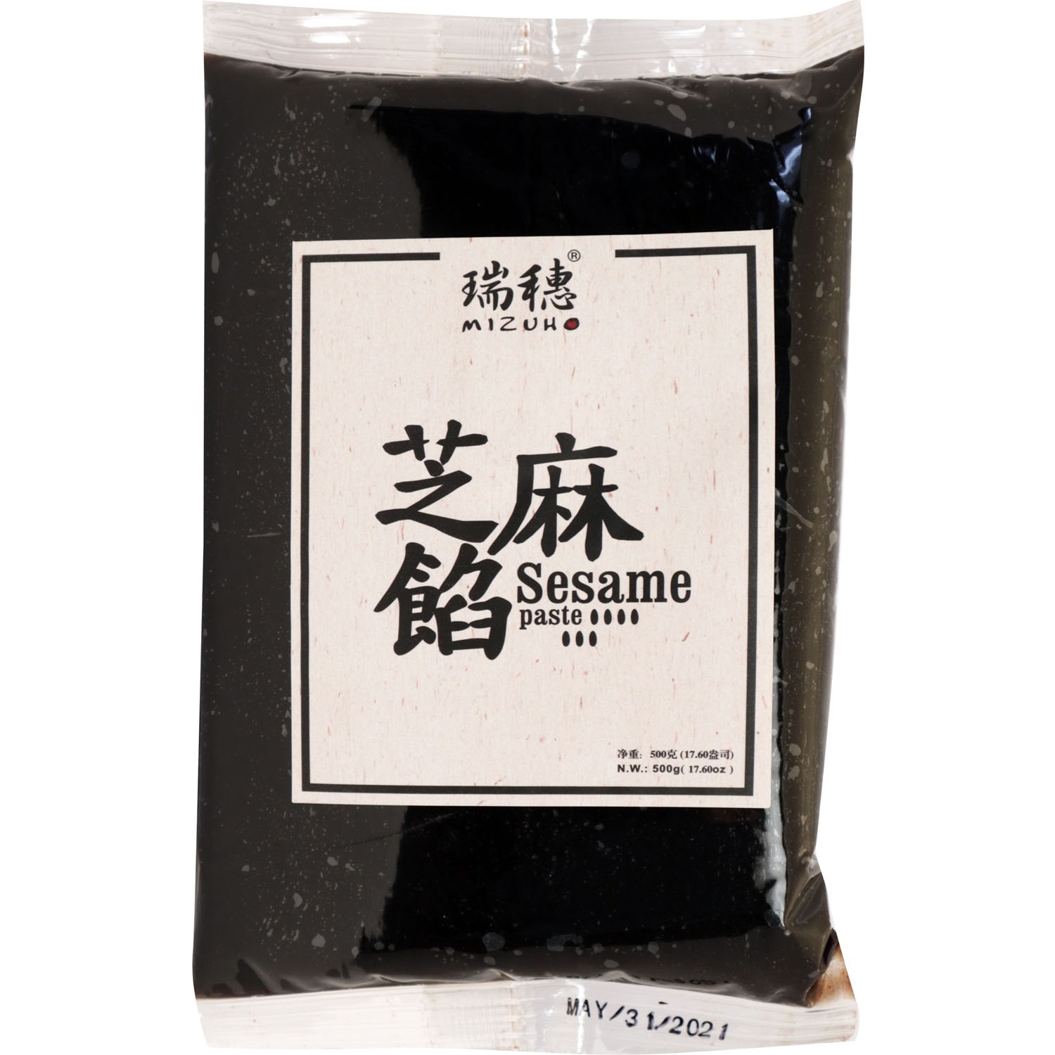 slide 1 of 1, Mizuho Black Sesame Paste, 17.6 oz