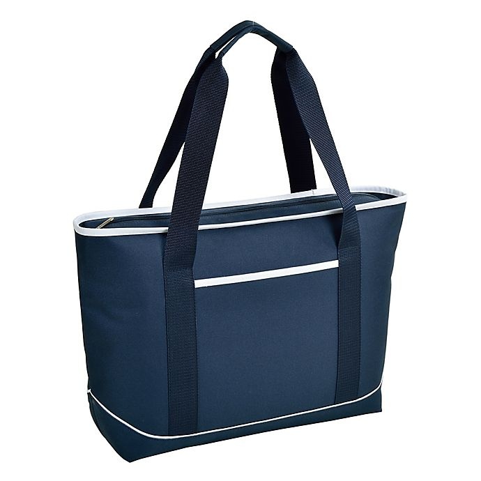 slide 2 of 2, Picnic at Ascot Large Insulated Cooler Tote - Navy/White, 1 ct