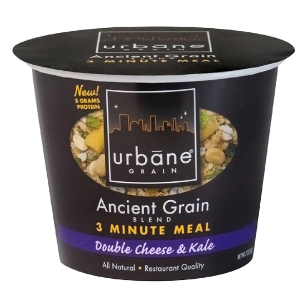 slide 1 of 1, Urbane Grain 3 Minute Meal Ancient Grain Blend Double Cheese & Kale Cup, 2 oz