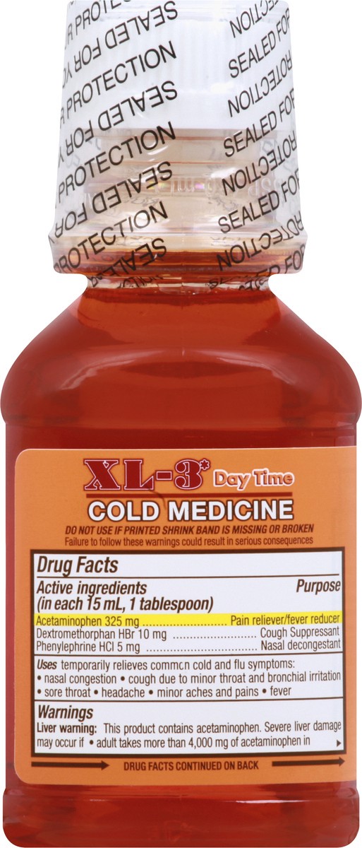 slide 9 of 9, XL 3 Cold Medicine 6 oz, 6 oz