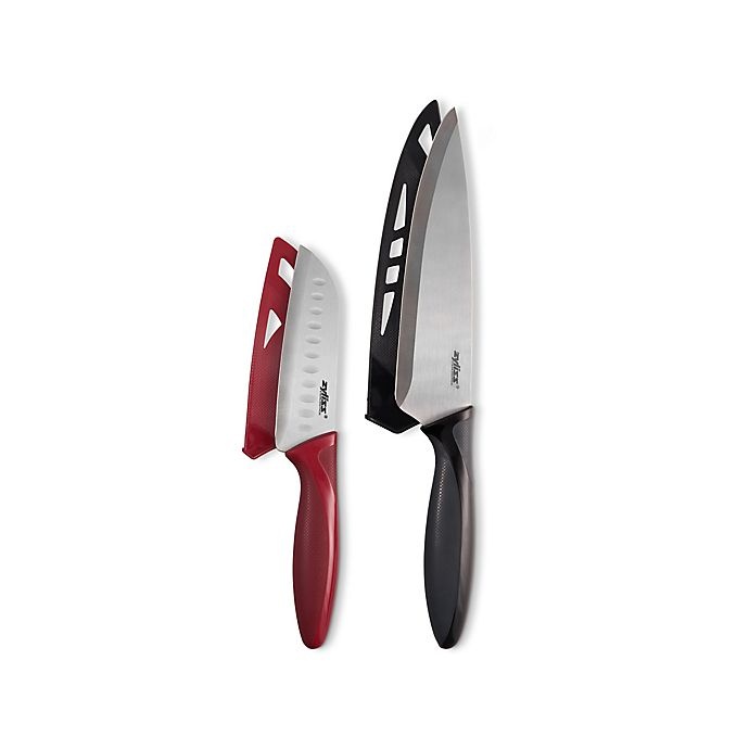 slide 1 of 2, Zyliss Chef and Santoku Knife Set, 2 ct