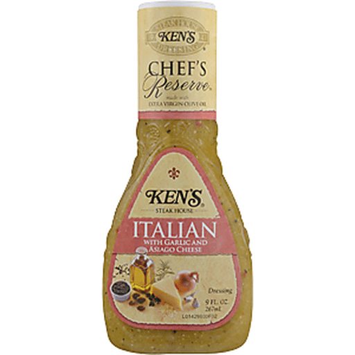 Ken's Steak House Italian Dressing with Garlic and Asiago Cheese 9 fl
