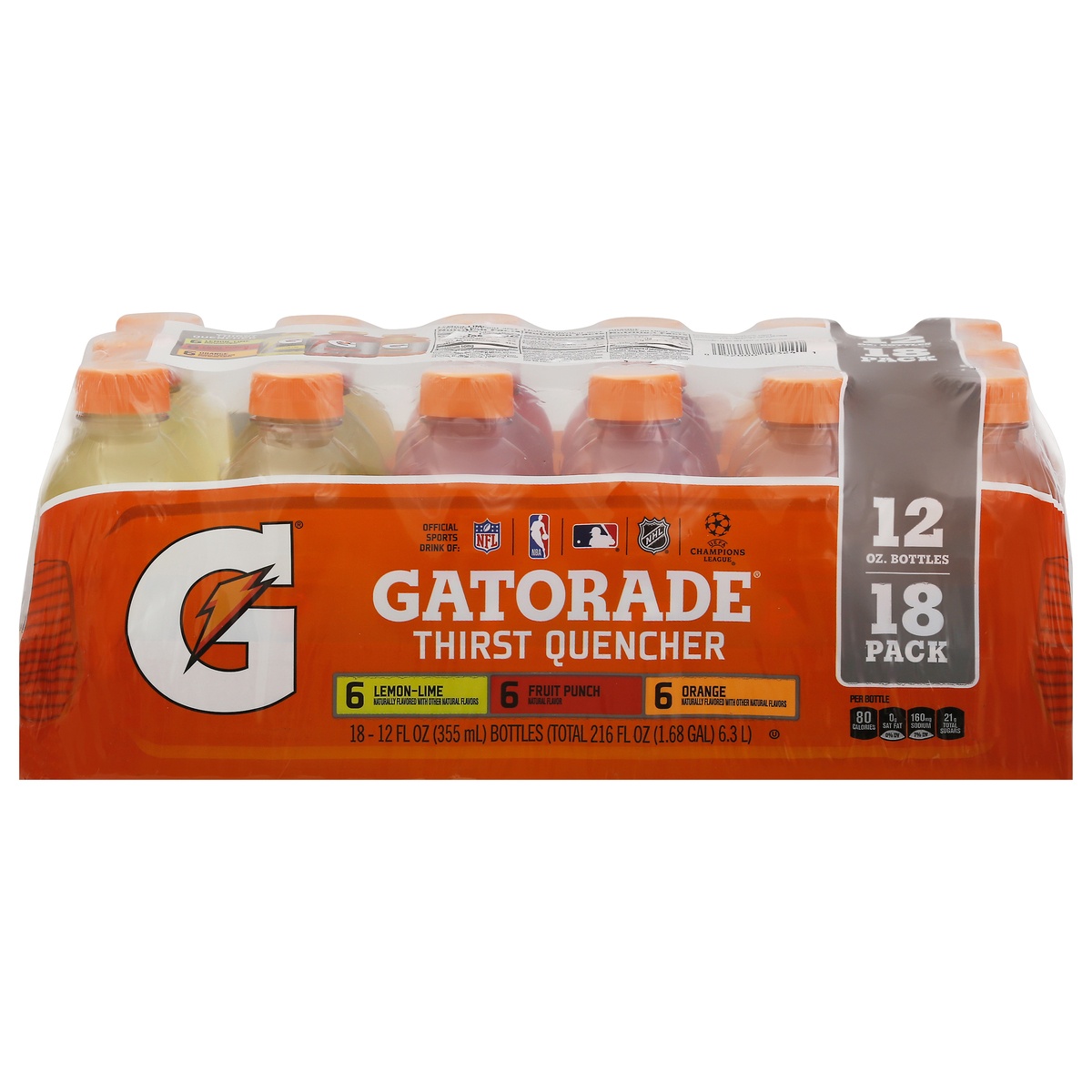 slide 1 of 5, Gatorade Mixed Flavors Sports Drink - 18pk/12 fl oz Bottles, 18 ct; 12 fl oz