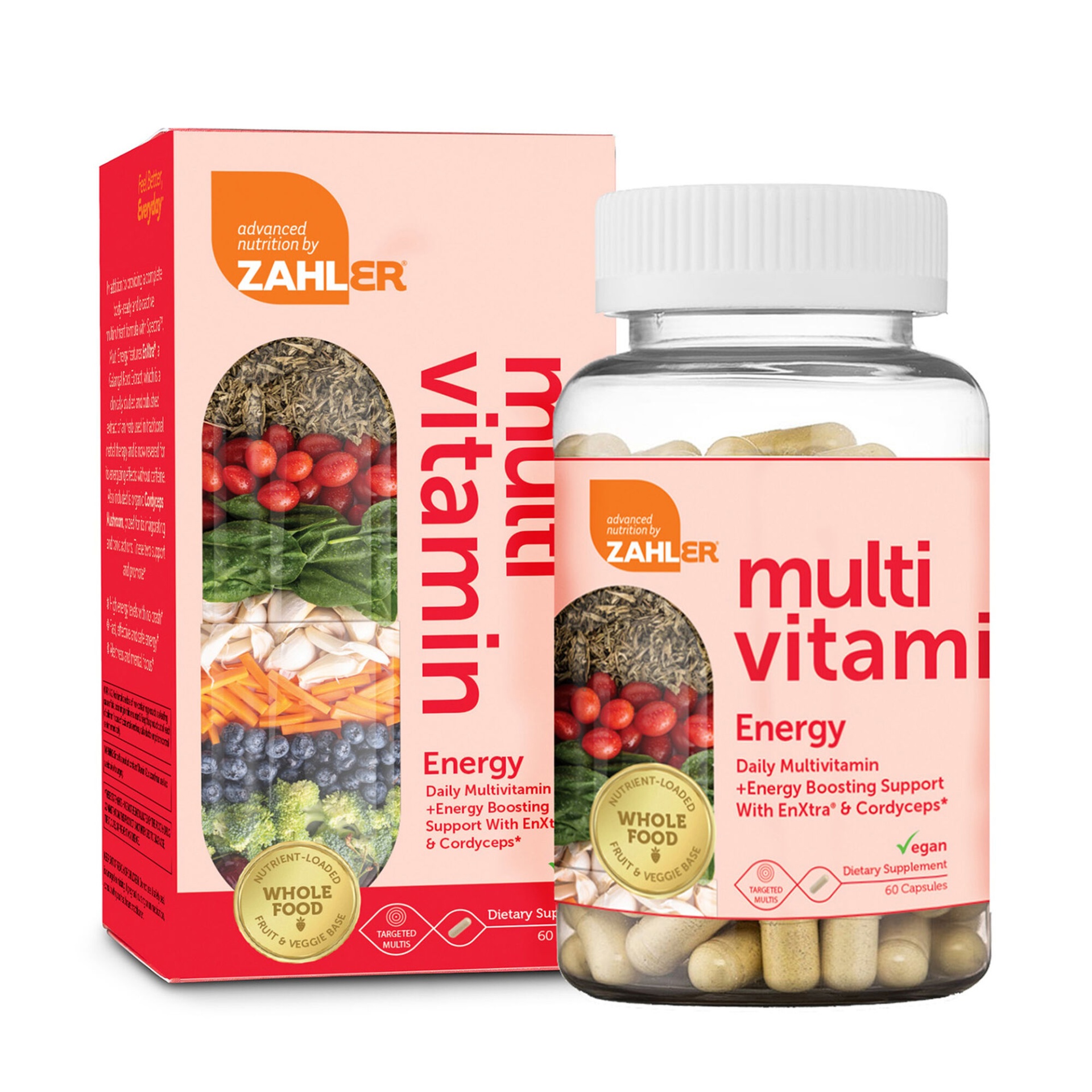 slide 1 of 1, Advanced Nutrition by Zahler Multi Vitamin Energy Boost, 60 ct