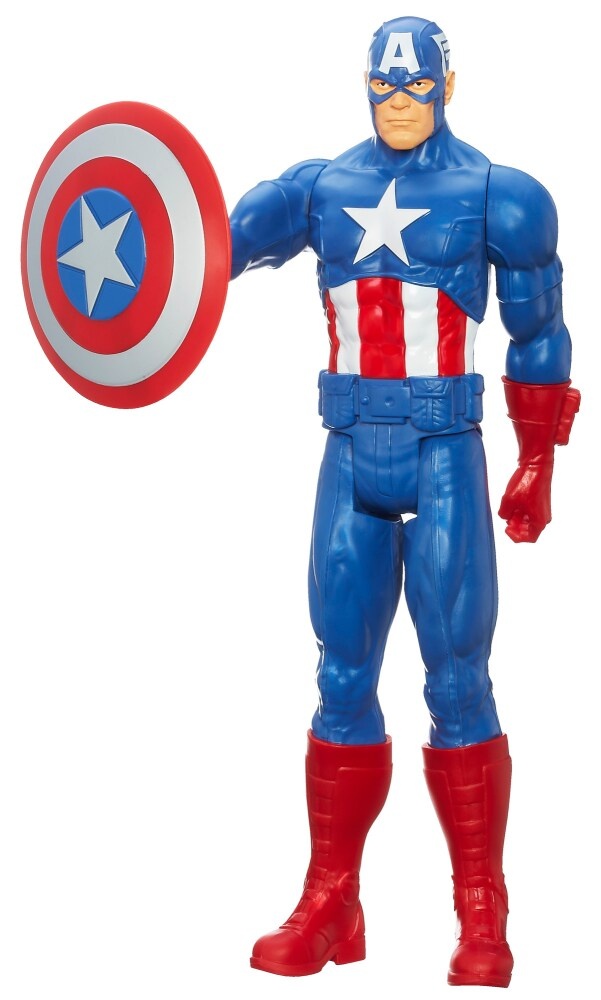 slide 1 of 1, Hasbro Marvel Avengers Assemble Titan Hero Series Captain America Action Figure, 1 ct
