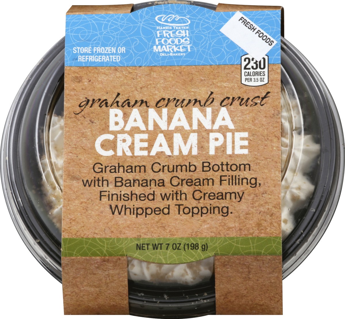 slide 3 of 3, Harris Teeter Fresh Foods Market Banana Cream Mini Pie, 6 oz