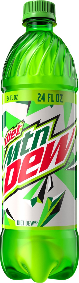 slide 4 of 9, Mountain Dew Diet Soda Citrus 24 Fl Oz, 24 lb