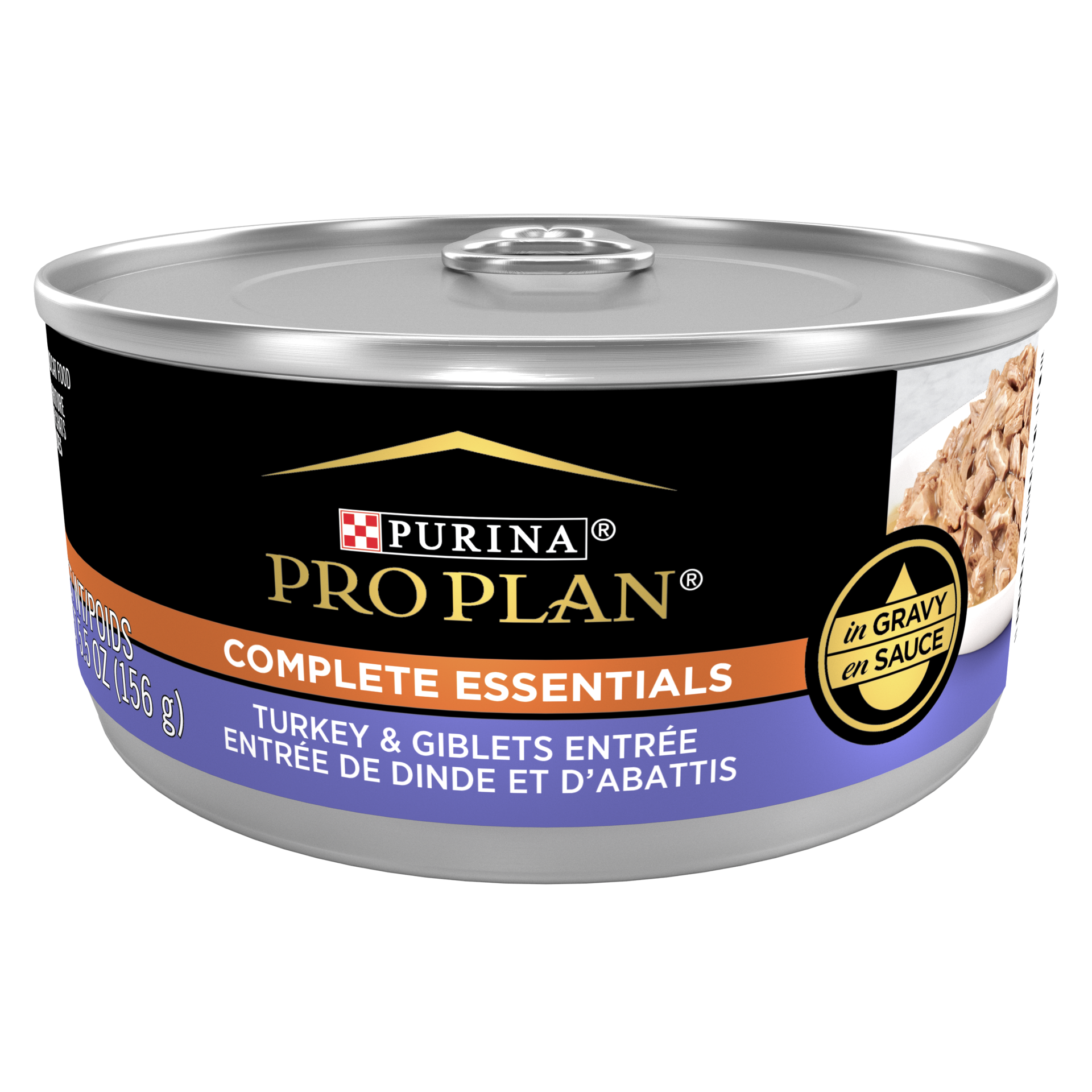 slide 1 of 2, Pro Plan Purina Pro Plan Complete Essentials High Protein Cat Food Wet Turkey and Giblets Entree, 5.5 oz