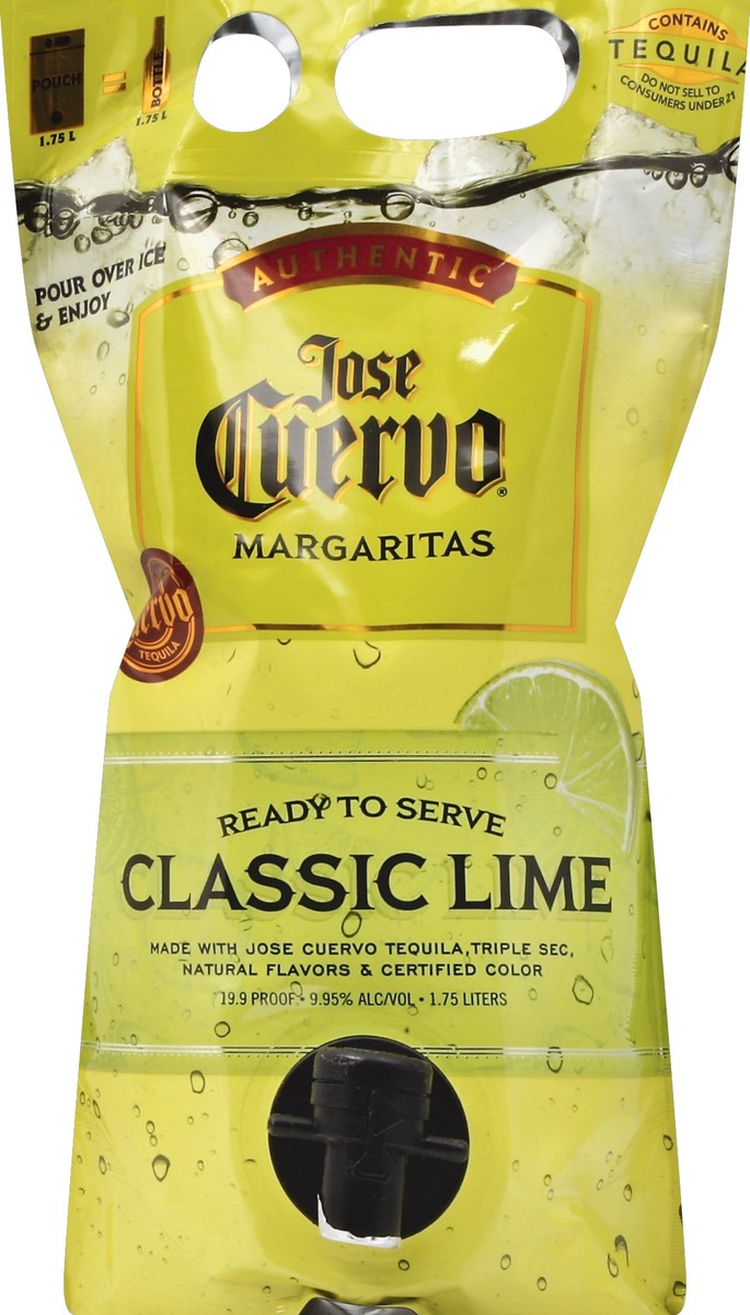 slide 2 of 2, Jose Cuervo Margaritas, Ready to Serve, Classic Lime, 1.75 liter