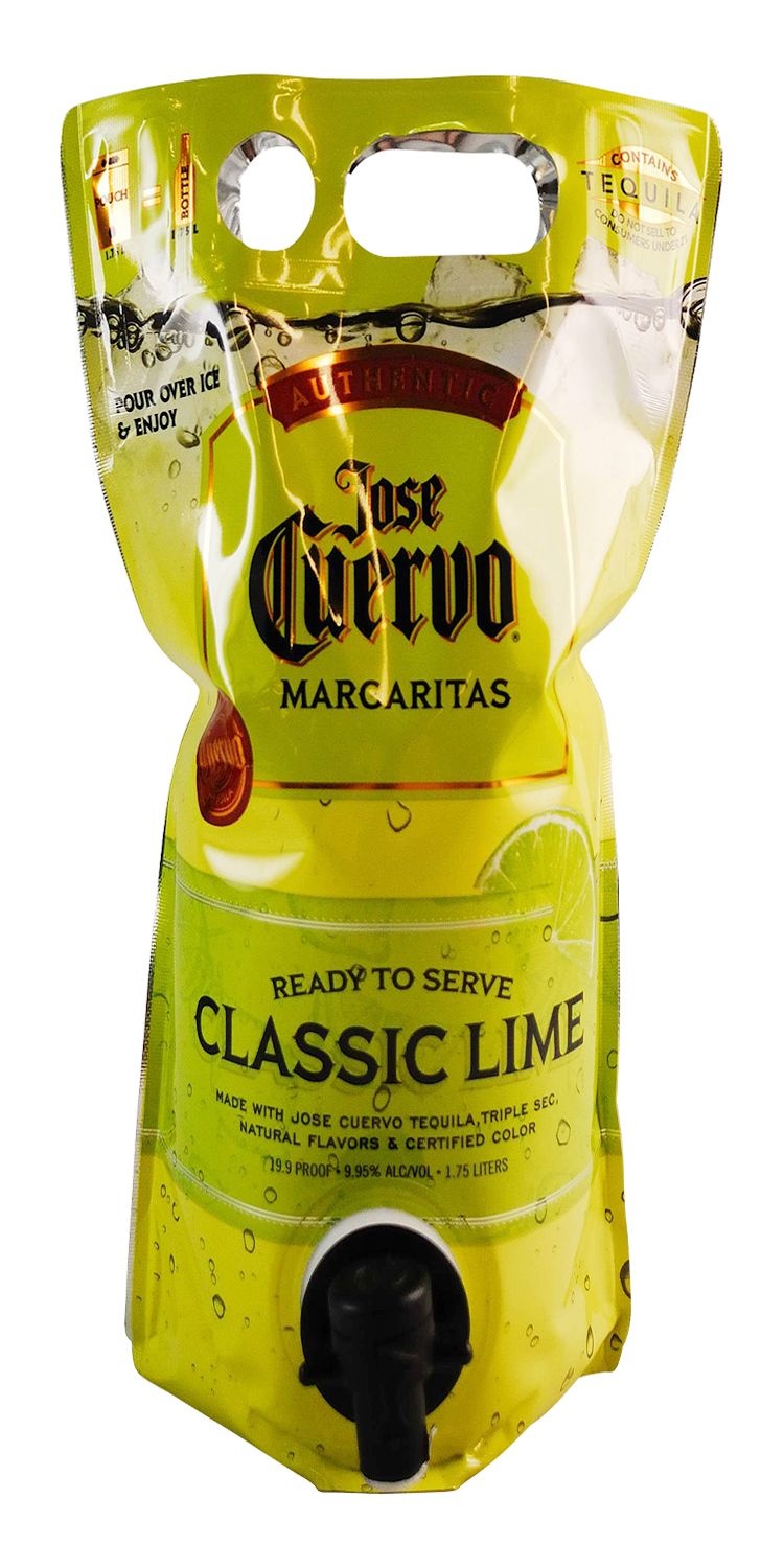 slide 1 of 2, Jose Cuervo Margaritas, Ready to Serve, Classic Lime, 1.75 liter