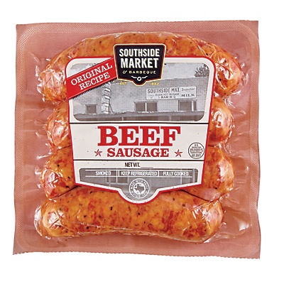 slide 1 of 1, Southside Market & Barbeque Beef Sausage, 13.3 oz