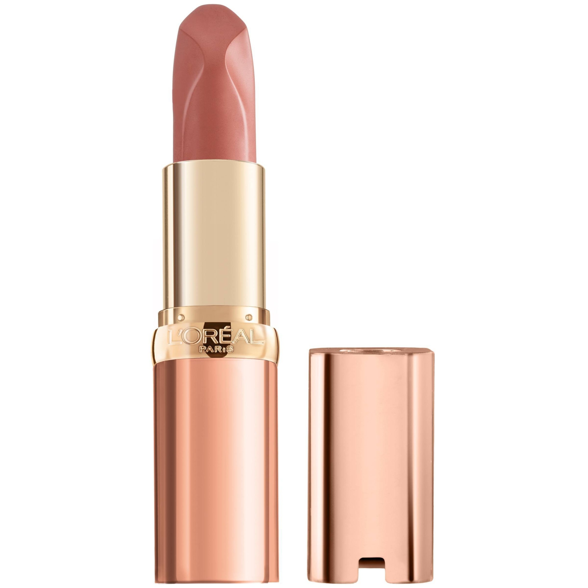 slide 1 of 1, L'Oréal Colour Riche Les Nus Intense Lipstick, Intensely Pigmented, Nu Confident, 0.13 oz