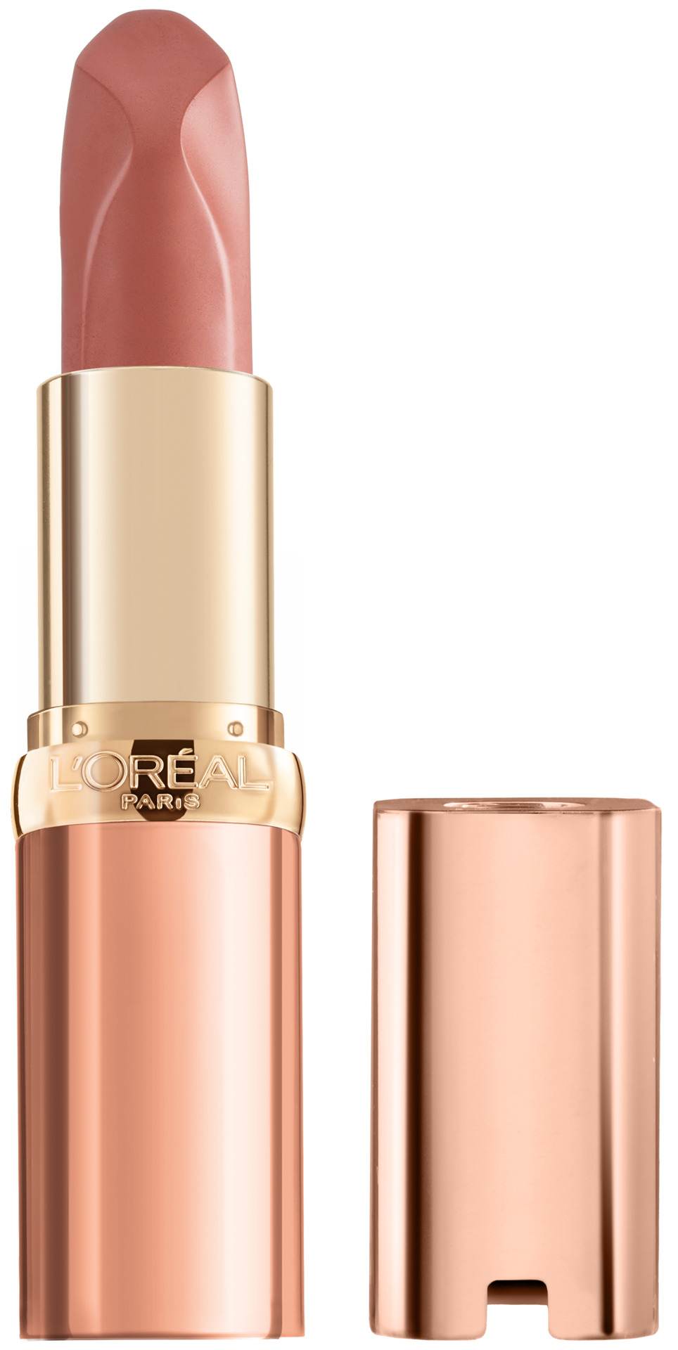 slide 1 of 1, L'Oréal Colour Riche Les Nus Intense Lipstick, Intensely Pigmented, Nu Confident, 0.13 oz