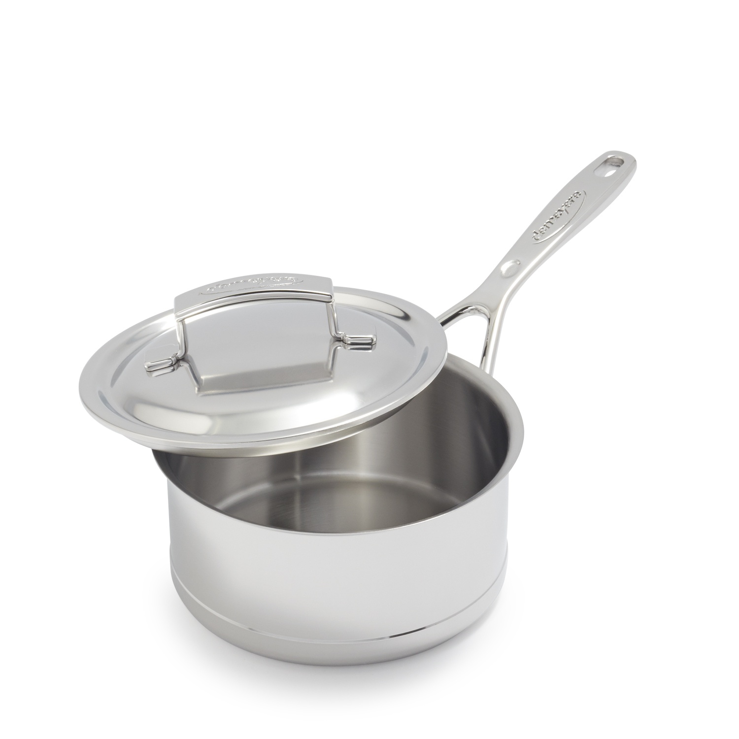 slide 1 of 1, Demeyere Silver7 Covered Saucepan, 2 qt