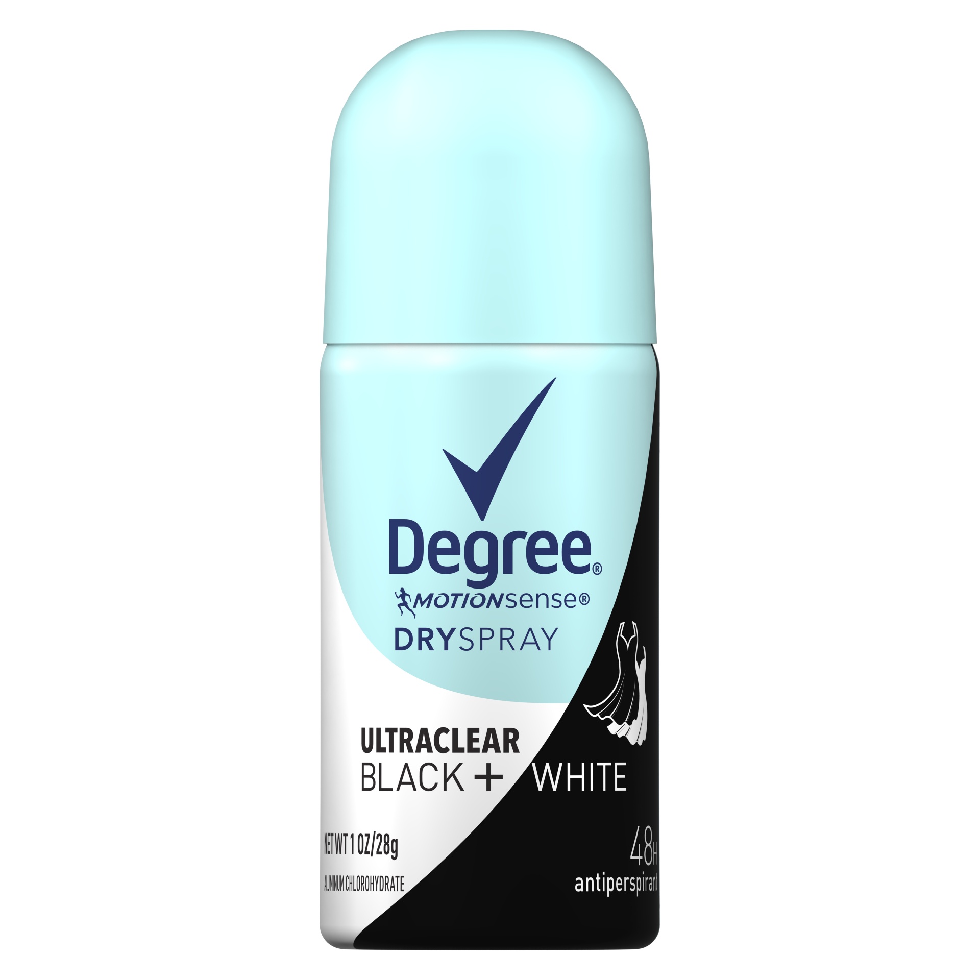 slide 1 of 1, Degree Women Black+White UltraClear Antiperspirant Deodorant Dry Spray, 1 oz