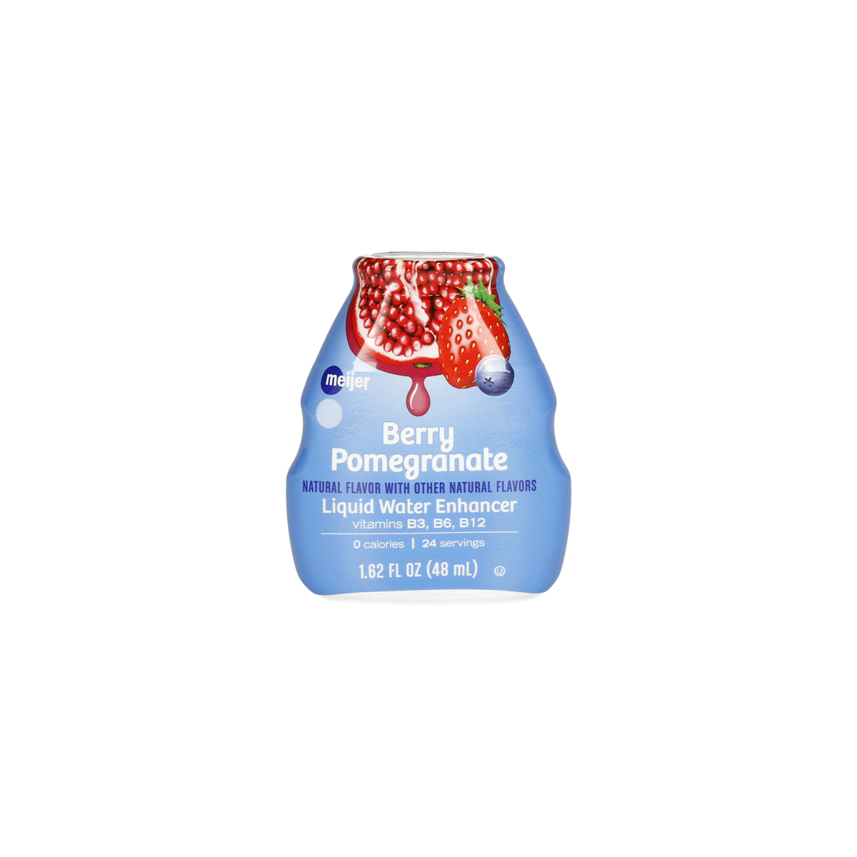 slide 1 of 4, Meijer Berry Pomegranate Liquid Water Enhancer, 1.62 oz