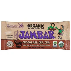 Jambar Bar - Jambar Chocolate Cha Cha Energy Bar Org