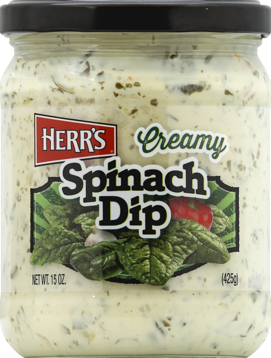 slide 2 of 6, Herr's Creamy Spinach Dip, 16 oz