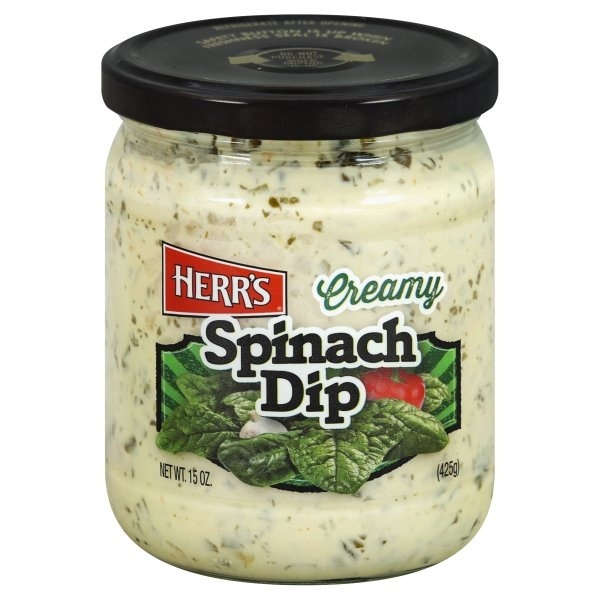 slide 1 of 1, Herr's Creamy Spinach Dip, 16 oz