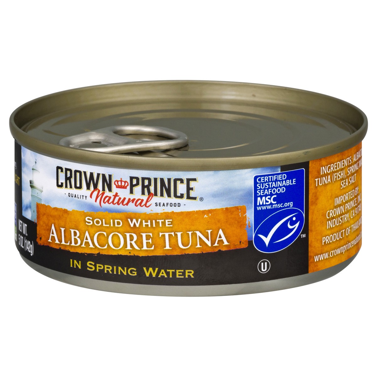 slide 5 of 12, Crown Prince Spring Water Albacore Tuna, 5 oz