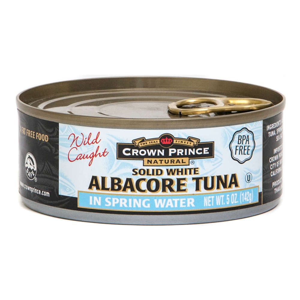 slide 1 of 2, Crown Prince Natural Solid White Albacore Tuna In Spring Water, 5 oz
