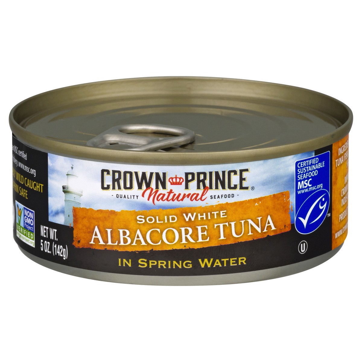 slide 1 of 12, Crown Prince Spring Water Albacore Tuna, 5 oz