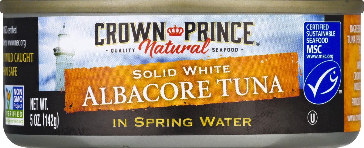 slide 1 of 12, Crown Prince Spring Water Albacore Tuna, 5 oz