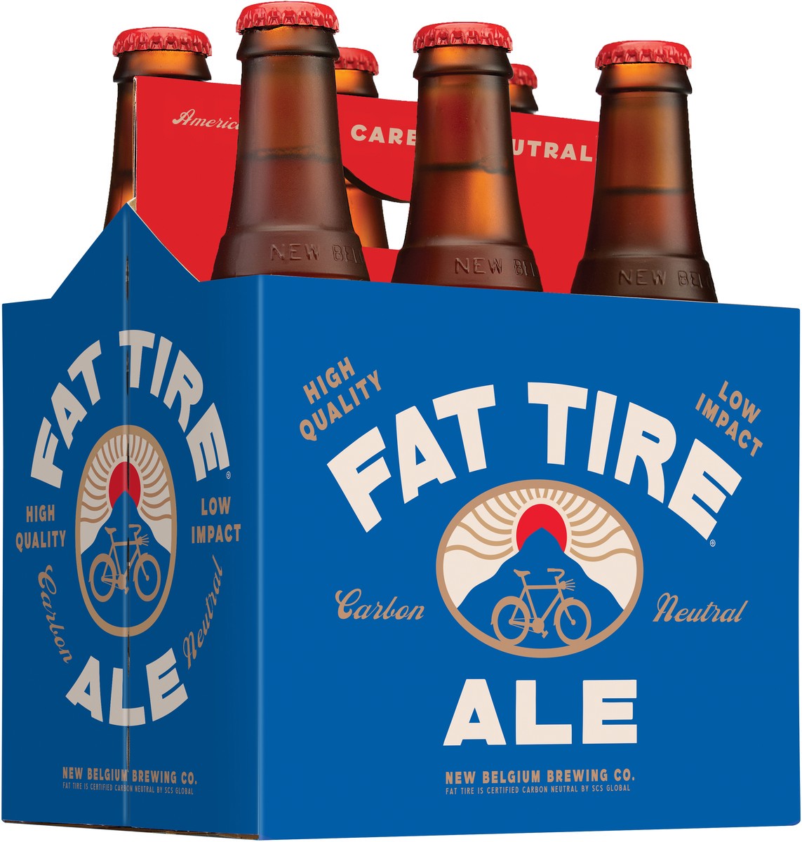 slide 2 of 8, New Belgium Fat Tire Ale Beer, 6 Pack, 12 fl oz Cans, 6 ct; 12 oz