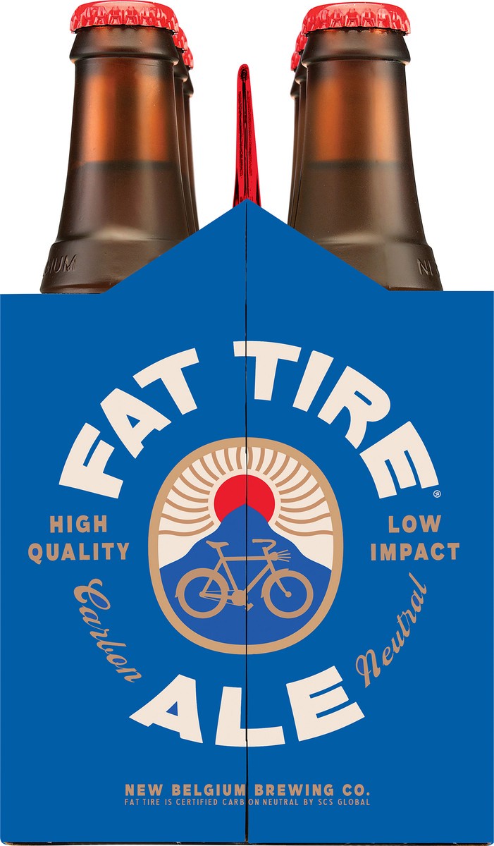 slide 6 of 8, New Belgium Fat Tire Ale Beer, 6 Pack, 12 fl oz Cans, 6 ct; 12 oz