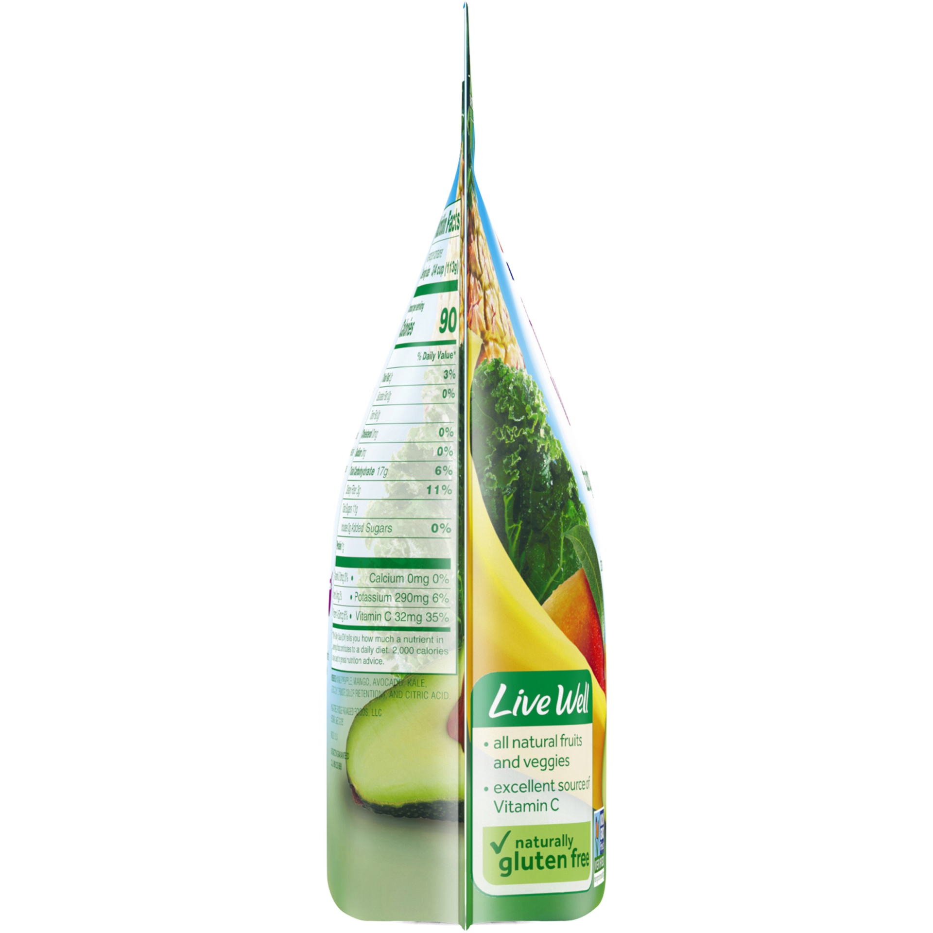 slide 5 of 8, Dole Smoothies, Crafted, Tropical Avocado with Kale, 16 oz