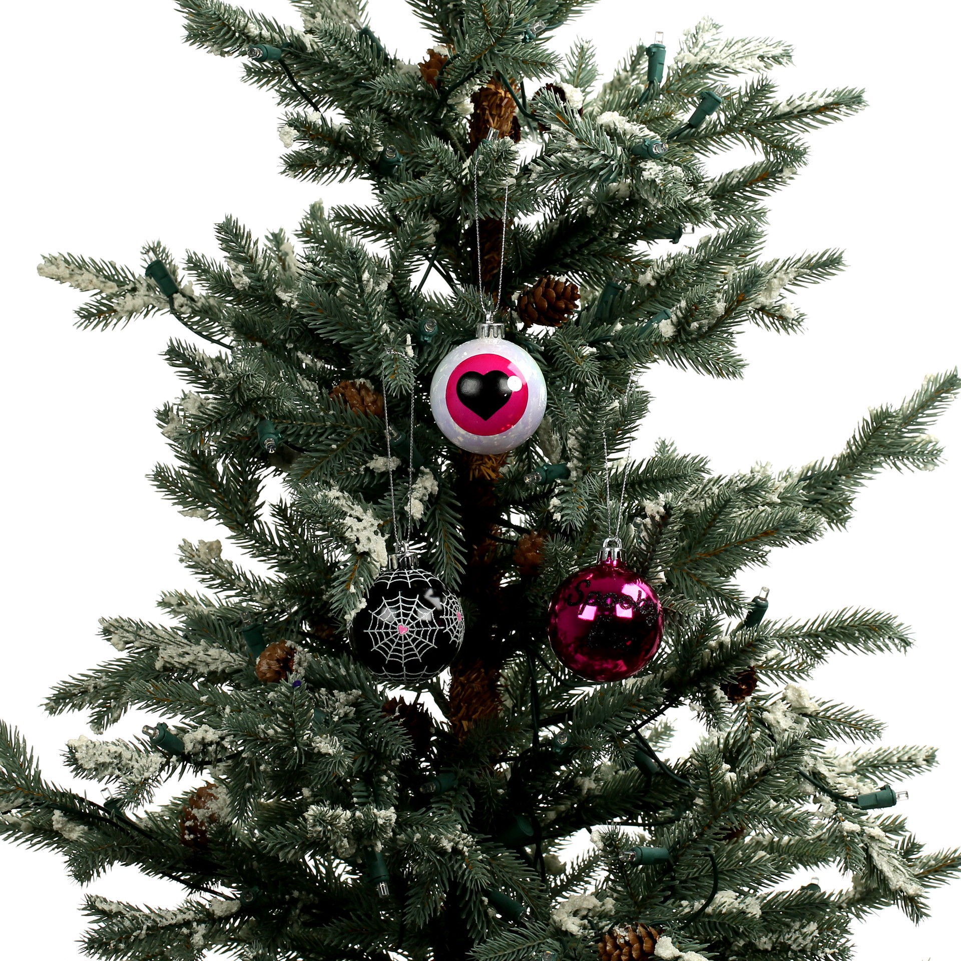 slide 3 of 3, 2.25" Pink & Black Ornament Set By Ashland, 2.25 in