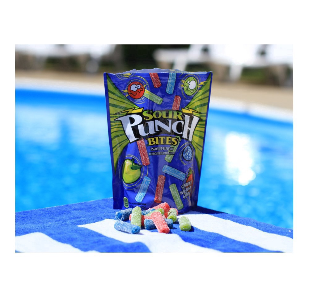 slide 28 of 64, Sour Punch Bites Assorted Flavors Candy 9 oz, 9 oz