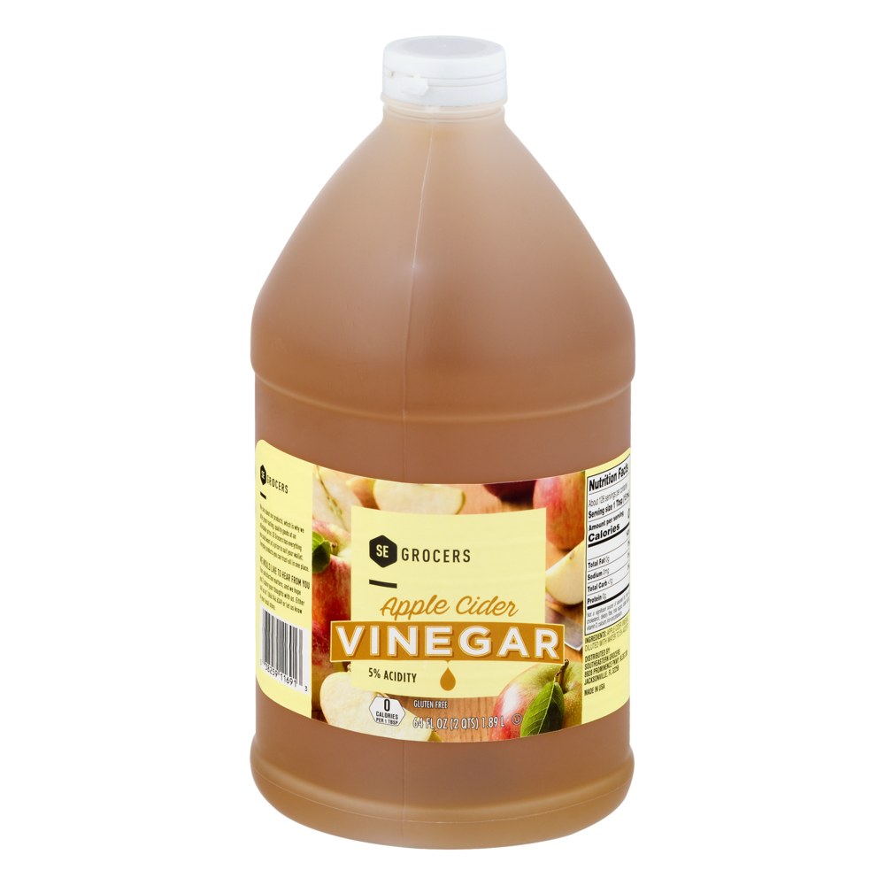 slide 1 of 1, SE Grocers Apple Cider Vinegar, 64 oz