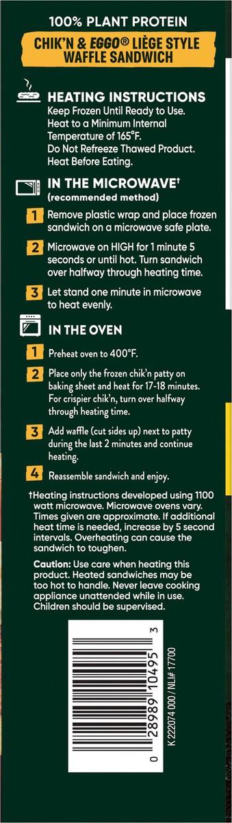slide 6 of 12, MorningStar Farms Incogmeato Frozen Breakfast Sandwiches, Original, 9.3 oz, 2 Count, 9.3 oz
