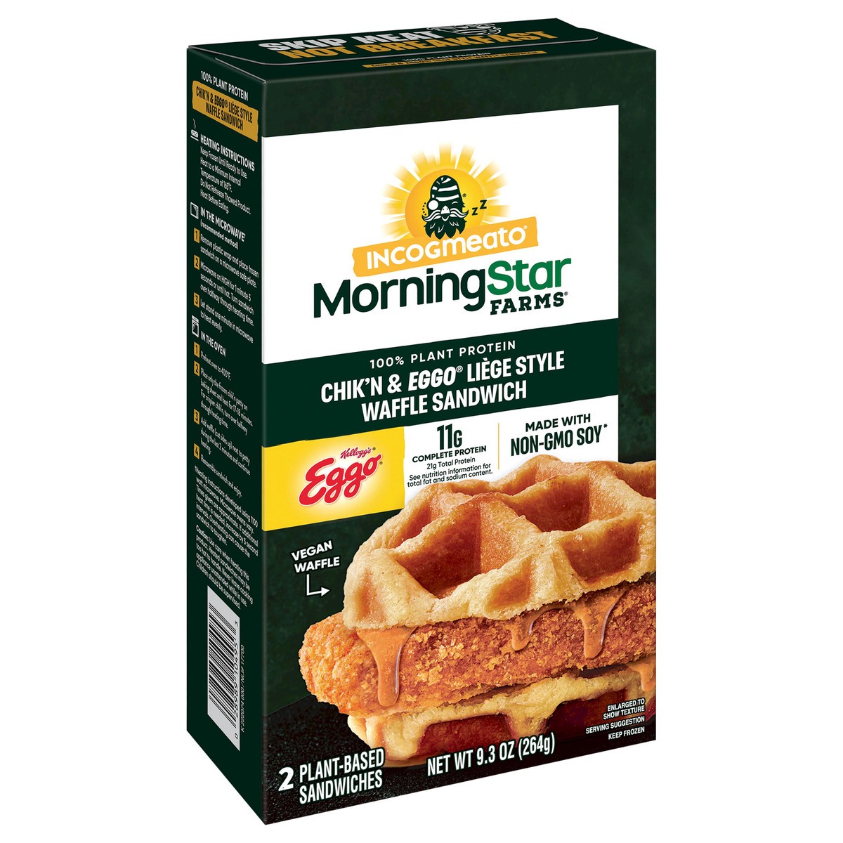 slide 7 of 12, MorningStar Farms Incogmeato Frozen Breakfast Sandwiches, Original, 9.3 oz, 2 Count, 9.3 oz
