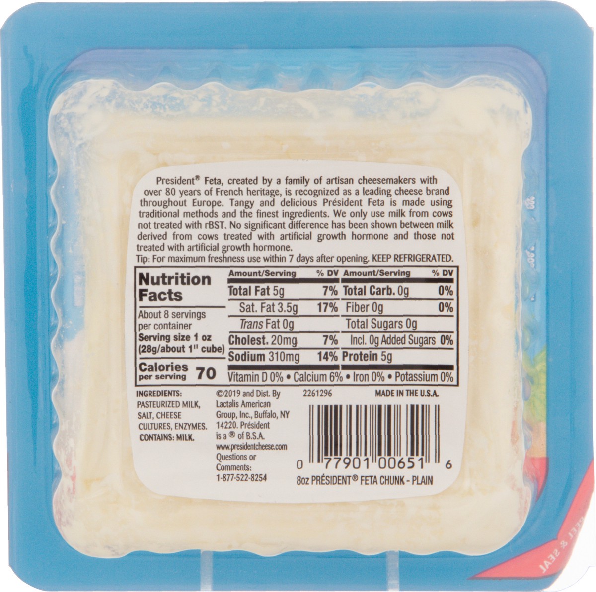 slide 11 of 14, Président Feta Cheese Chunk - 8 oz, 8 oz