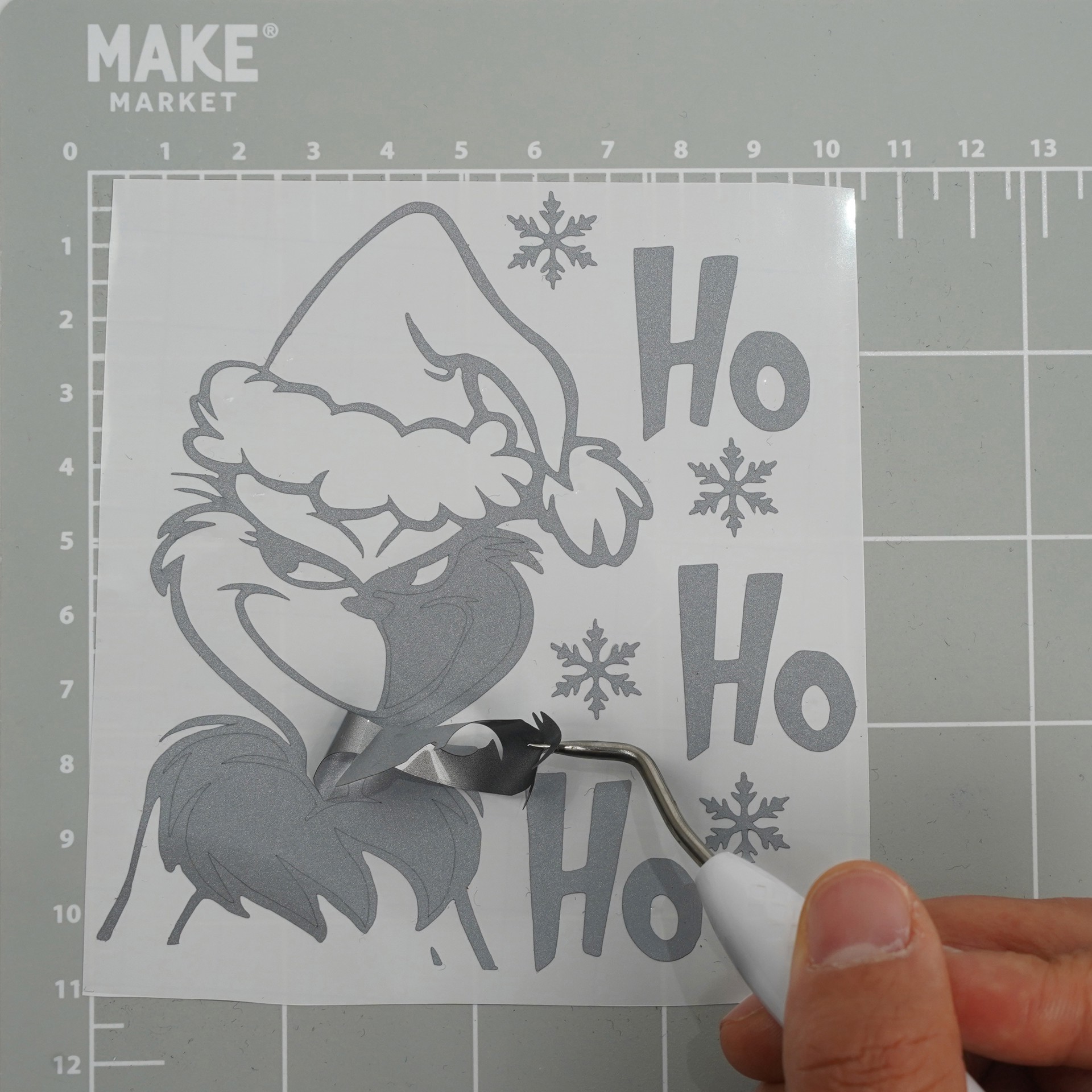 slide 3 of 5, Reflective Silver Permanent Vinyl By Make Market, 12 in x 48 in