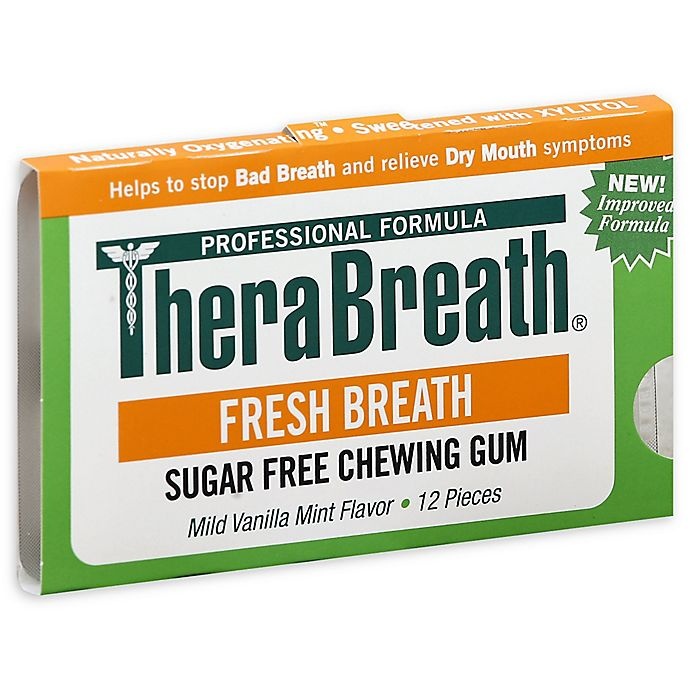 slide 1 of 1, TheraBreath Chewing Gum 12 ea, 12 ct